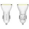 Automobilinis įkroviklis Borofone BZ11 Speed Map Dual Port baltas