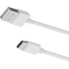Borofone - USB-A - USB-C laidas duomenų perdavimui ir įkrovimui, 1 m (baltas)