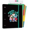BT21 - Street Mood kolekcija A4 segtuvas su lakštais (4 žiedai, guminė juosta)