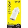 Budi - 1 USB automobilinis įkroviklis su LED indikatoriumi
