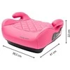 Automobilinė kėdutė BABY MIX HERO I-SIZE rožinė