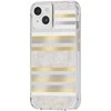 Case-Mate Pearl Stripes MagSafe – dėklas dekoruotas perlamutru, skirtas iPhone 14 / iPhone 13 (Pearl Stripes)