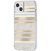Case-Mate Pearl Stripes MagSafe – perlamutru dekoruotas dėklas skirtas iPhone 14 Plus (Pearl Stripes)