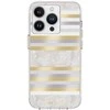 Case-Mate Pearl Stripes MagSafe – perlamutru dekoruotas dėklas skirtas iPhone 14 Pro (Pearl Stripes)