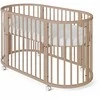 Children s growing 3-in-1 oval cot + mattress New Baby cashmere color