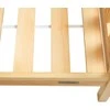 Children s house bed with guardrail and slatted frame New Baby CASTELLO 160x80 cm natural