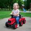Vaikiškas traktorius su priekaba Benny Baby Mix Benny raudonas