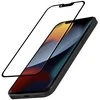 Crong Anti-Bacterial 3D Armor Glass – 9H grūdintas stiklas visam iPhone 14 Plus / iPhone 13 Pro Max + montavimo rėmeliui