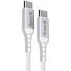 Crong Armor Link – 60 W PD 3A USB-C į USB-C laidas 150 cm (baltas)