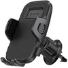 „Crong Carclip Air Vent“ – universalus automobilio laikiklis oro ventiliacijos grotelėms (juodas)