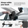 „Crong Carclip Dashboard“ – universalus 2 viename automobilio laikiklis prietaisų skydeliui ir priekiniam stiklui (juodas)