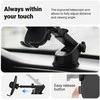 „Crong Carclip Dashboard“ – universalus 2 viename automobilio laikiklis prietaisų skydeliui ir priekiniam stiklui (juodas)