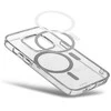 Crong Clear MAG dangtelis – dėklas iPhone 15 Pro MagSafe (skaidrus)
