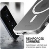 Crong Clear MAG dangtelis – iPhone 16e MagSafe dėklas (skaidrus)