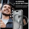 Crong Clear MAG Pro – dėklas iPhone 15 MagSafe (juodas)