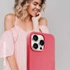 Crong Color Cover Magnetic – dėklas, skirtas iPhone 15 Pro Max MagSafe (rožinis)