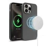 Crong Color Cover Magnetic – dėklas, skirtas iPhone 15 Pro Max MagSafe (titano)