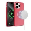 Crong Color Cover Magnetic – dėklas, skirtas iPhone 15 Pro Max MagSafe (rožinis)