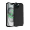 Crong Color Cover Magnetic – dėklas, skirtas iPhone 15 Plus MagSafe (juodas)