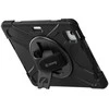 Crong Defender Plus - Rugged dėklas Apple iPad Air 11" M3 2025 / M2 2024 juodos spalvos
