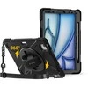 Crong Defender Plus - Rugged dėklas Apple iPad Air 11" M3 2025 / M2 2024 juodos spalvos
