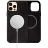 Crong Essential Cover Magnetic – odinis dėklas, skirtas iPhone 12 Pro Max MagSafe (juodas)