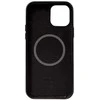 Crong Essential Cover Magnetic – odinis dėklas, skirtas iPhone 12 Pro Max MagSafe (juodas)