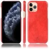 „Crong Essential“ dangtelis – PU odinis dėklas, skirtas „iPhone 11 Pro“ (raudonas)
