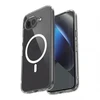 Dėklas Crong Hybrid Clear Magnetic - MagSafe Case Google Pixel 10a (Clear)
