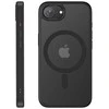 Crong Hybrid Frost MAG dangtelis – dėklas, skirtas iPhone 16e MagSafe (juodas)