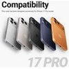„Crong Hybrid Frost MAG“ dėklas – „MagSafe iPhone 17 Pro“ (juodas)