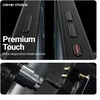 „Crong Hybrid Frost MAG“ dėklas – „MagSafe iPhone 17 Pro“ (juodas)