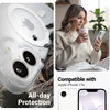 Dėklas Crong Hybrid Matte Magnetic - MagSafe Case iPhone 17e / 16e (Baltas)