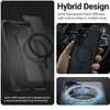 Dėklas Crong Hybrid Matte Magnetic - MagSafe Case OnePlus 15 (Juodas)
