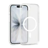 Dėklas Crong Hybrid Matte Magnetic - MagSafe Case iPhone 17e / 16e (Baltas)