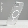 Dėklas Crong Hybrid Matte Magnetic - MagSafe Case iPhone 17e / 16e (Baltas)