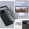 Dėklas Crong Hybrid Matte Magnetic - MagSafe Google Pixel 9 Case (Juodas)