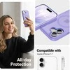 Dėklas Crong Hybrid Matte Magnetic - MagSafe iPhone 17 Case (Lavender)