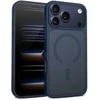 Dėklas Crong Hybrid Matte Magnetic - MagSafe iPhone 17 Pro Max Case (Navy Mėlyna)