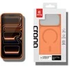 Dėklas Crong Hybrid Matte Magnetic - MagSafe iPhone 17 Pro Max Case (Oranžinis)