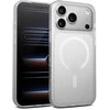 Dėklas Crong Hybrid Matte Magnetic - MagSafe iPhone 17 Pro Case (Baltas)