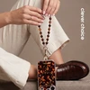 Dėklas Crong Phone Charm - Lanyard Phone Pendant (Tortoise)