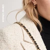 Dėklas Crong Phone Crossbody - Phone Lanyard (Juodas Twist)