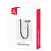 Dėklas Crong Phone Crossbody - Phone Lanyard (Juodas Twist)