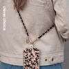 Dėklas Crong Phone Crossbody - Phone Lanyard (Juodas Twist)