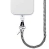 Crong Phone Crossbody – telefono dirželis (sidabrinė nuoroda)