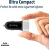 Crong Power automobilinis įkroviklis 24W su dviem USB prievadais (aliuminis)