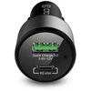 Crong Power Car Charger 63W – USB-C PD 45W automobilinis įkroviklis + USB QC 3.0 18W (juodas)