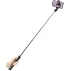 „Crong SelfieGo Lite“ – kompaktiškas „Bluetooth“ asmenukių lazdos trikojis (juodas)