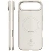 „Crong“ spalvotas magnetinis dėklas „MagSafe iPhone Air“ (akmens smėlio spalvos)